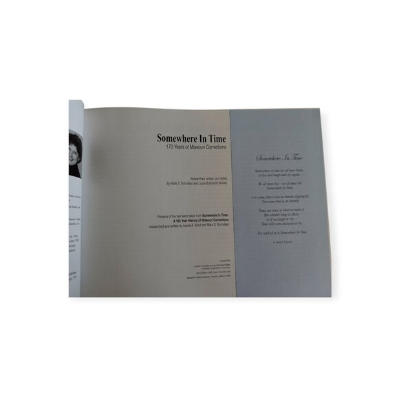Somewhere In Time 170 Years of Missouri Corrections Hardcover Book Author Signed - Picture 10 of 14